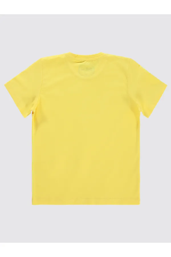 T-shirt garçon jaune 10-13 ans - Emballage