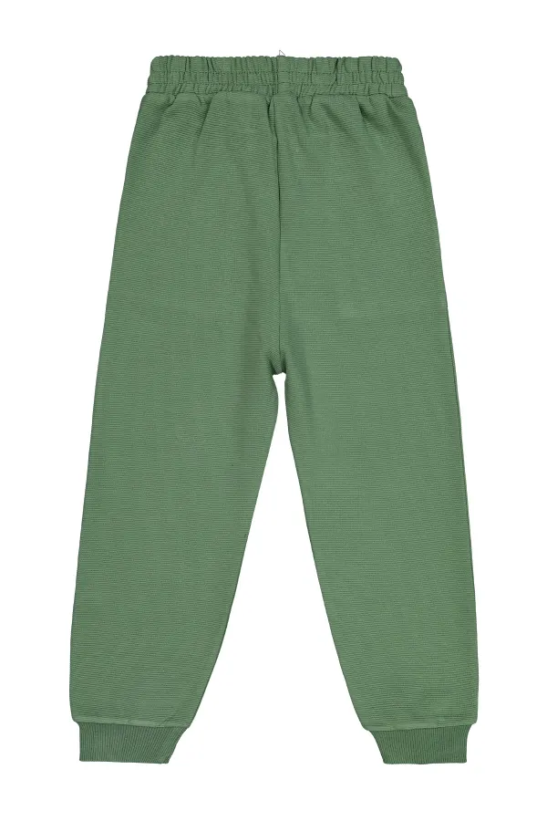 Erkek Çocuk Eşofman Altı 6-9 Yaş Yeşil - Paket