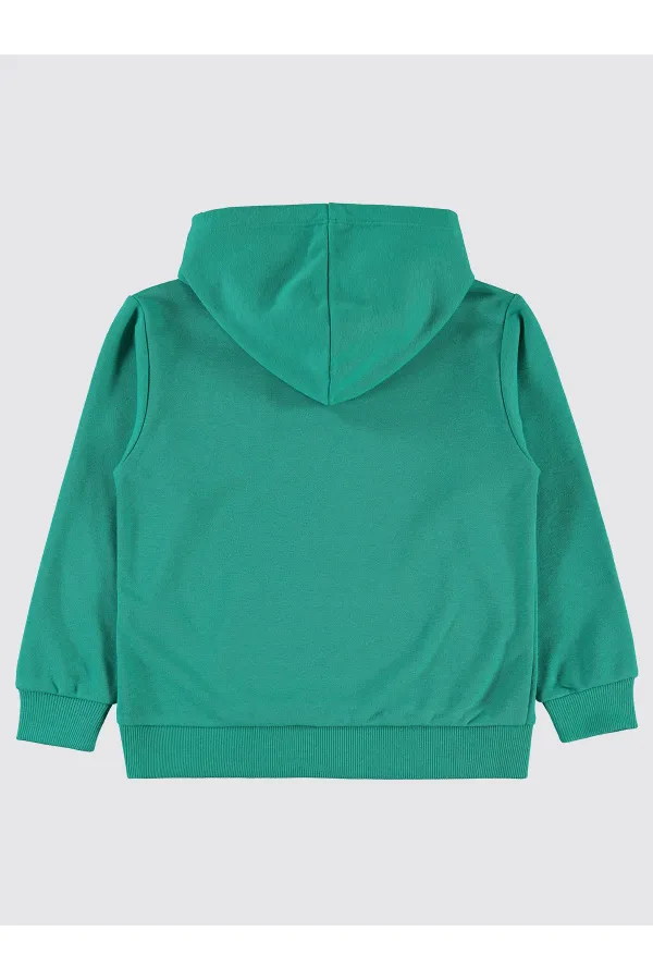 Girl's Sweatshirt 6-9 Years Green - Package