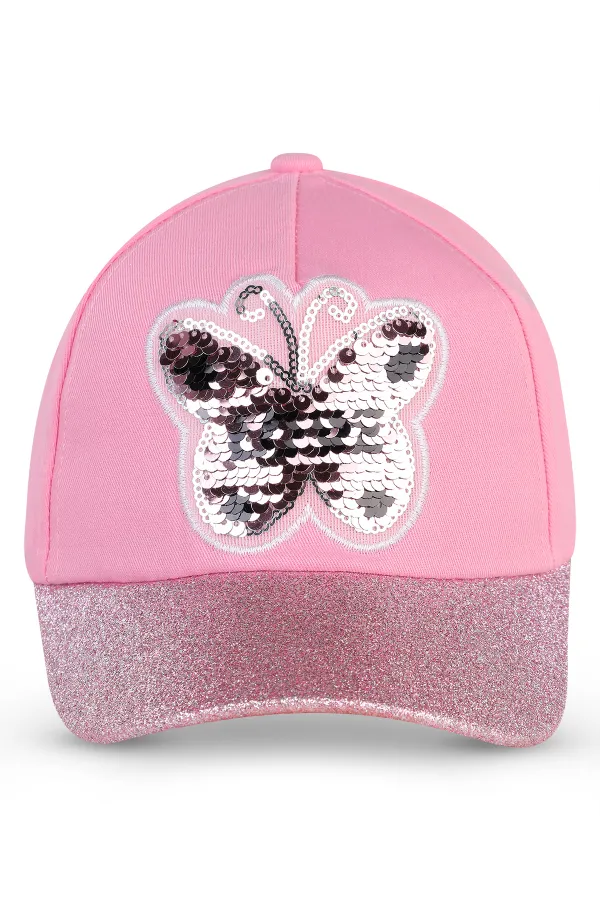 Kız Çocuk Şapka Bere 6-9 Yaş Pembe - Paket