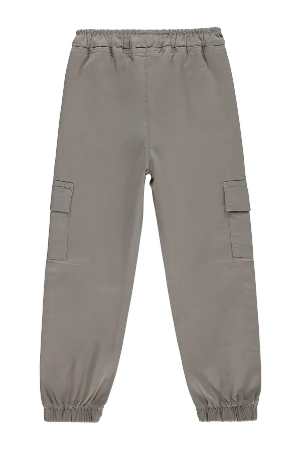 Boys' Trousers, Ages 6-9, Light Grey - Pack