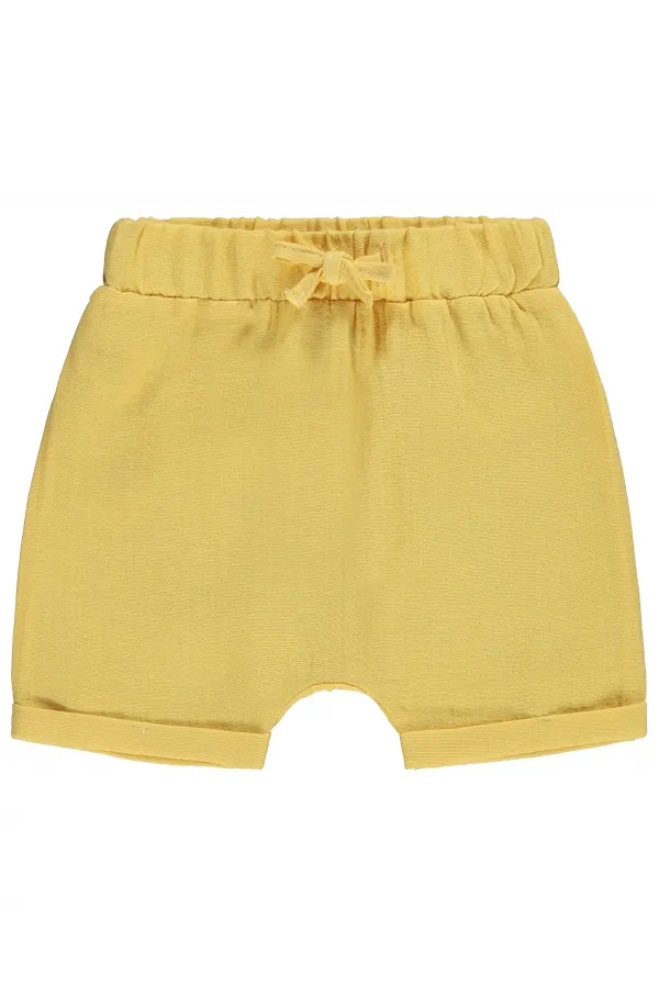 Bebek Şort 0-24 Ay Koyu Hardal - Paket