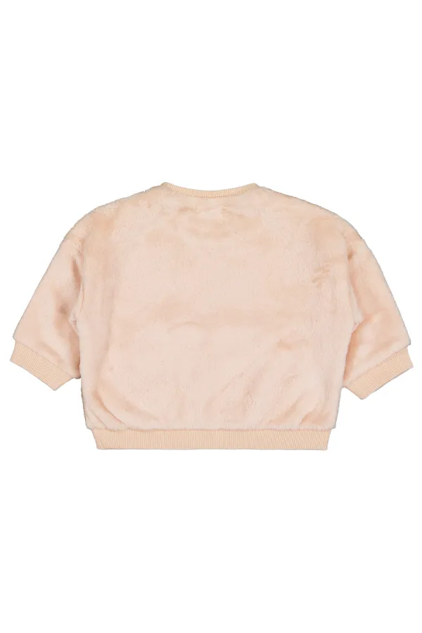 Bebek Sweatshirt 0-24 Ay Açık SütlüKahve - Paket