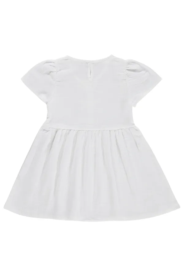 Combinaison et robe pour filles, 2-5 ans, blanches - Emballage