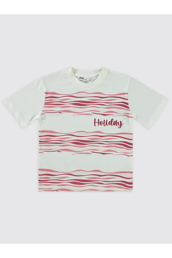 Erkek Çocuk Takım 2-5 Yaş Kırmızı - Paket