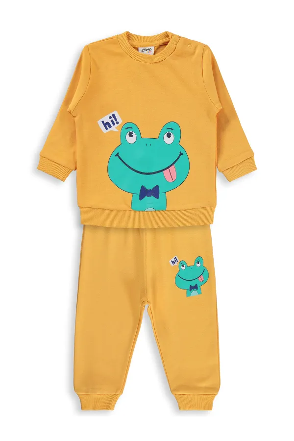 Ensemble bébé 0-24 mois moutarde - Lot