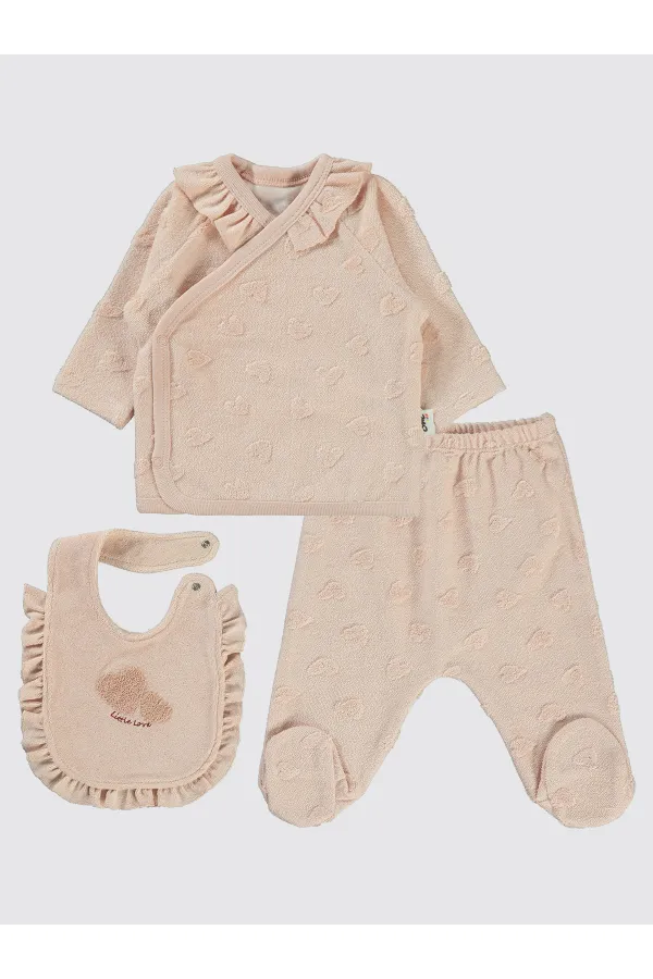 Baby Bodysuit Sets 0-24 Months Powder - Package