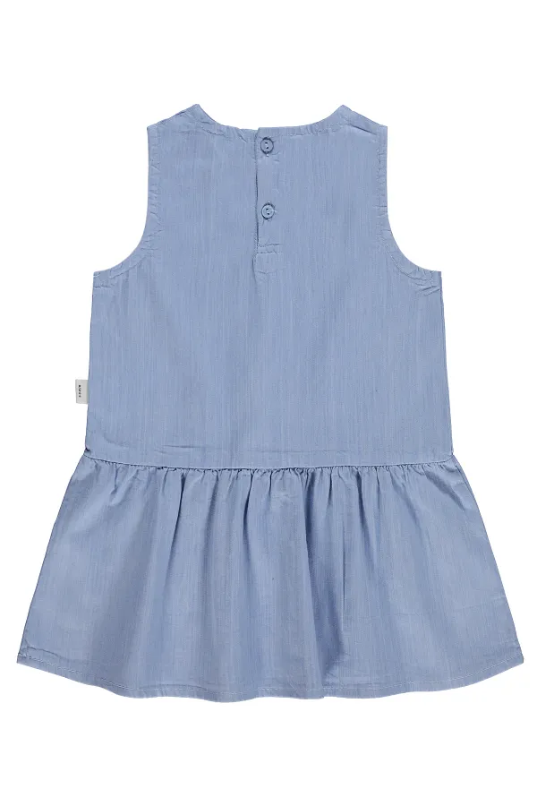 Combinaison et robe bébé 0-24 mois bleues - Ensemble