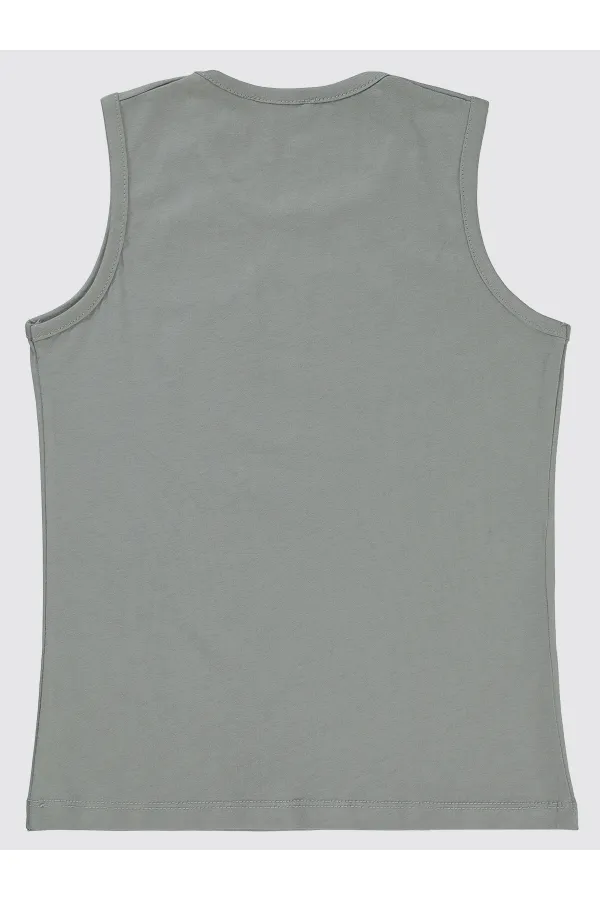 Erkek Çocuk Tişört 6-9 Yaş Gri - Paket