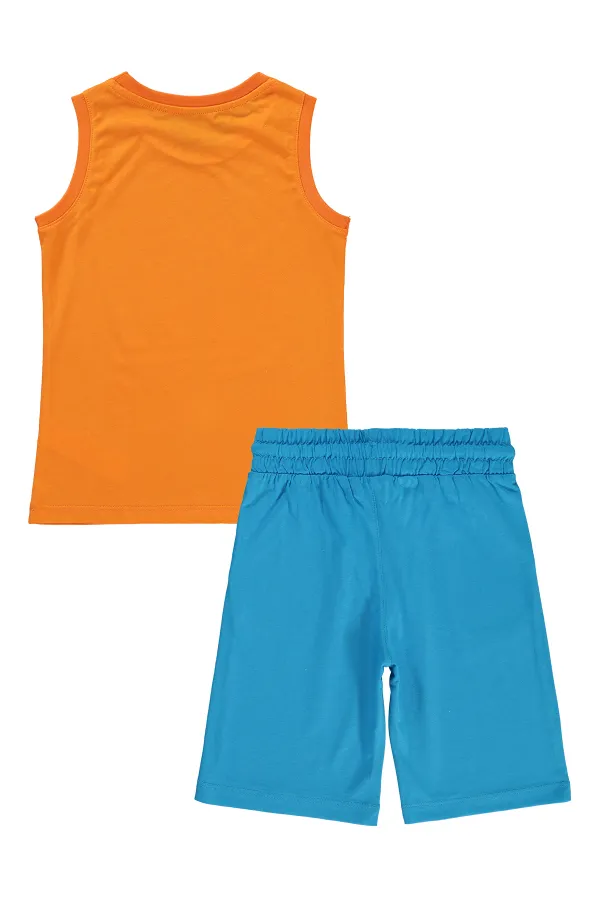 Boys Suit 6-9 Years Old Light Orange - Package