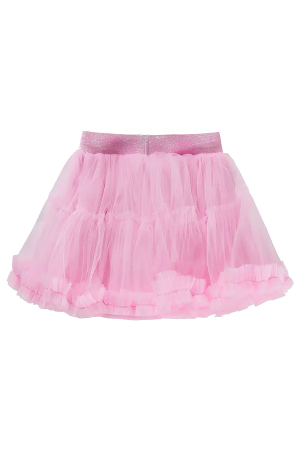 Kız Çocuk Etek 6-9 Yaş Pembe - Paket