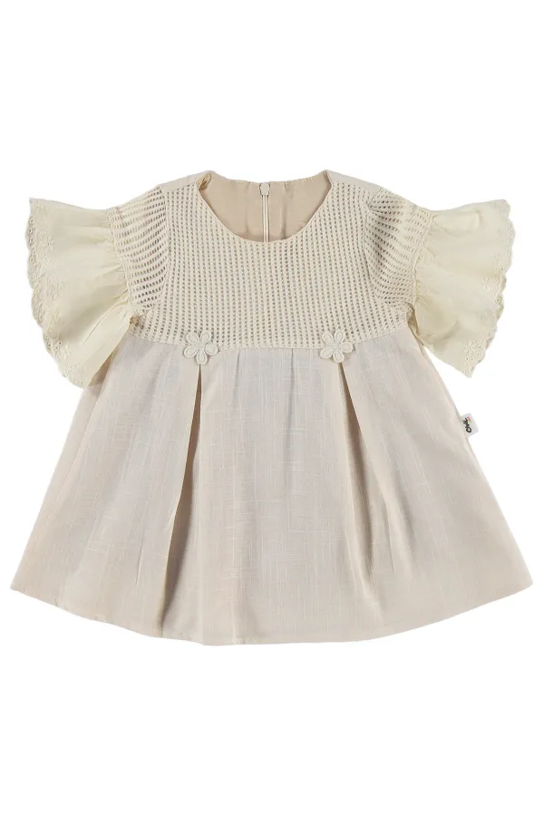 Combinaison et robe bébé 0-24 mois beige - Ensemble Combinaison et robe bébé 0-24 mois beige - Ensemble