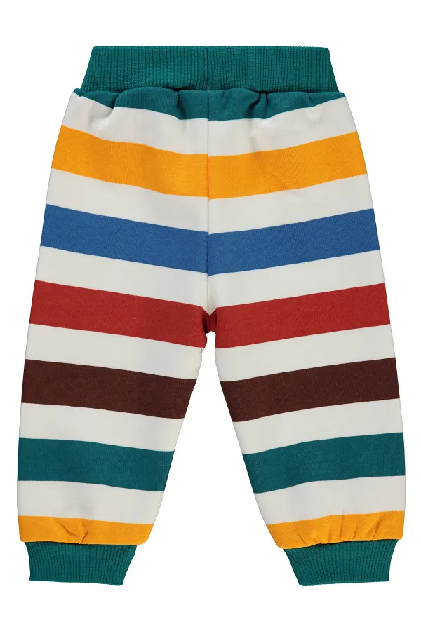 Baby Tracksuit Bottoms 0-24 Months Petrol Green - Pack