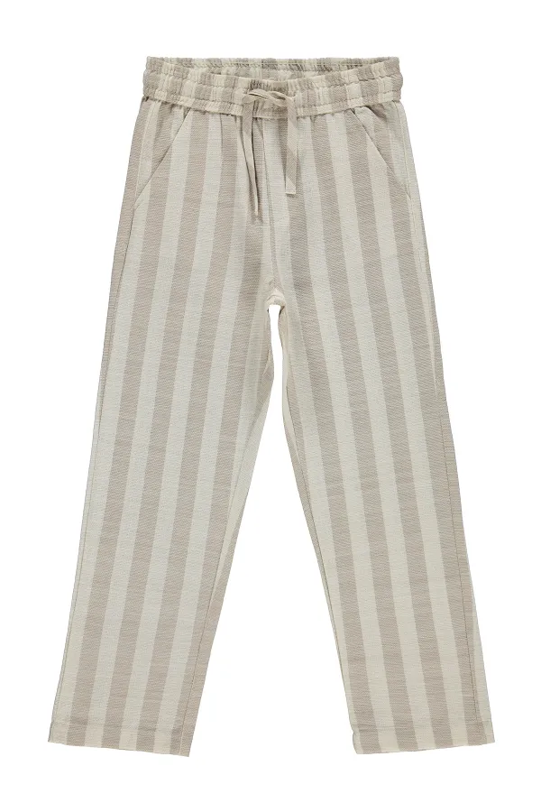 Erkek Çocuk Pantolon 6-9 Yaş Kahve - Paket