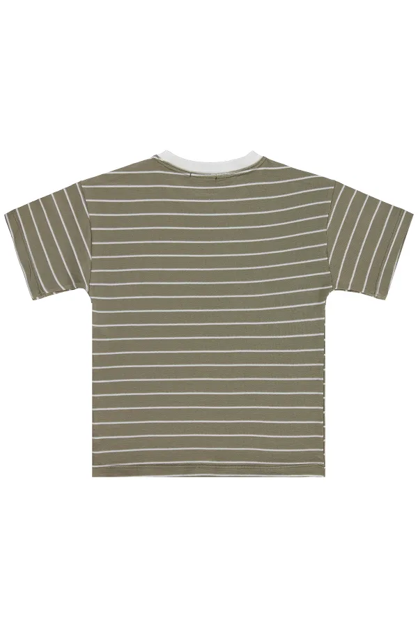 Erkek Çocuk Tişört 10-13 Yaş Haki - Paket