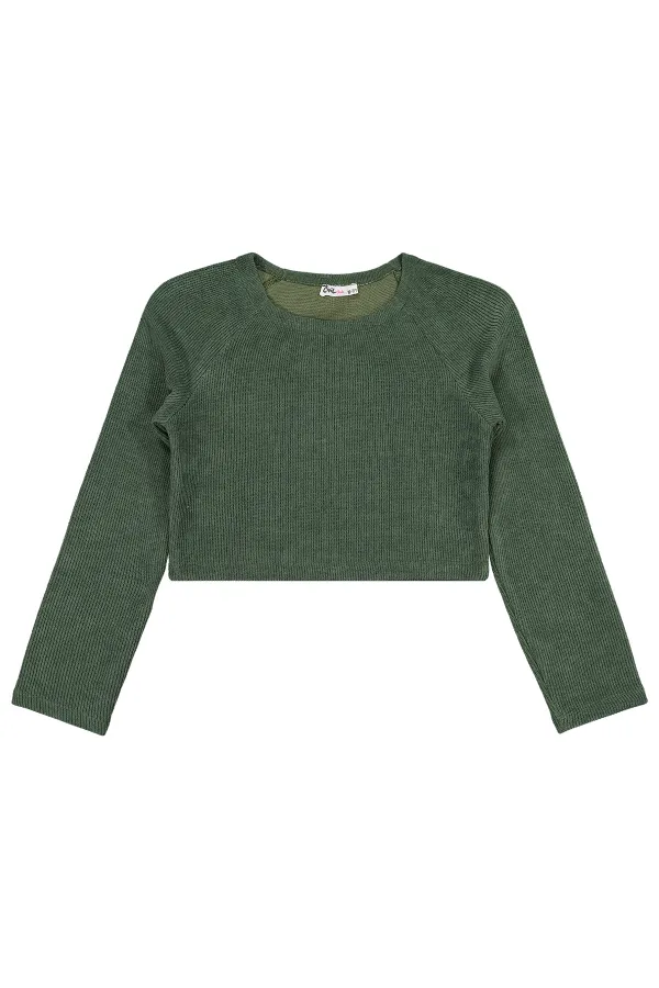 Kız Çocuk Takım 10-13 Yaş Haki - Paket