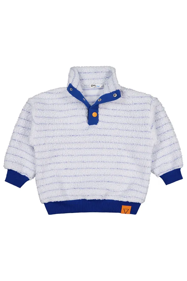 Erkek Çocuk Sweatshirt 2-5 Yaş Saks - Paket