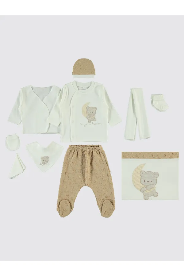 Ensemble de body bébé 0-24 mois beige - Emballage