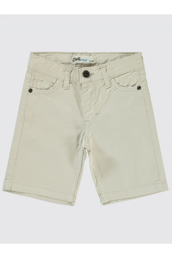 Erkek Çocuk Kapri 2-5 Yaş Bej - Paket