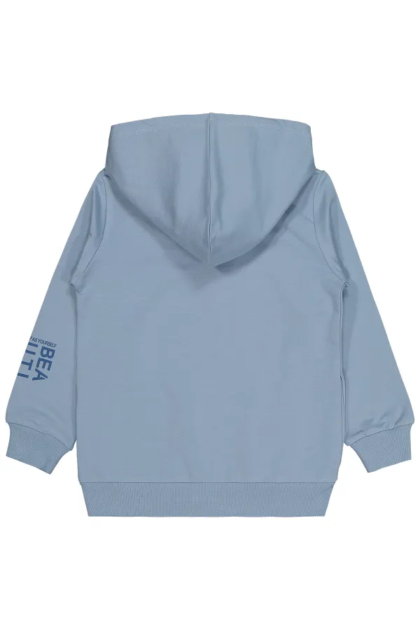 Gilet bleu pour fille (6-9 ans) - Emballage