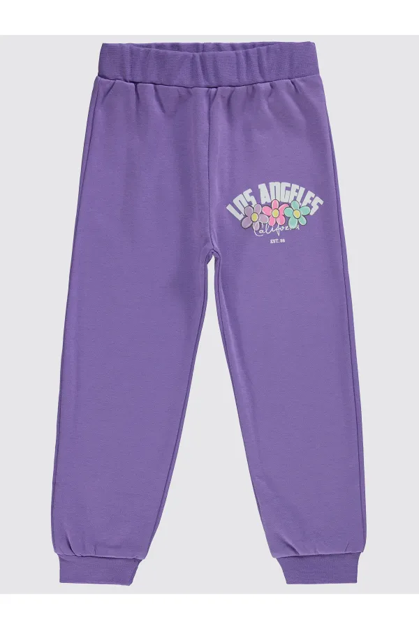 Girls Tracksuit Bottoms 2-5 Years Old Meta Lilac - Package