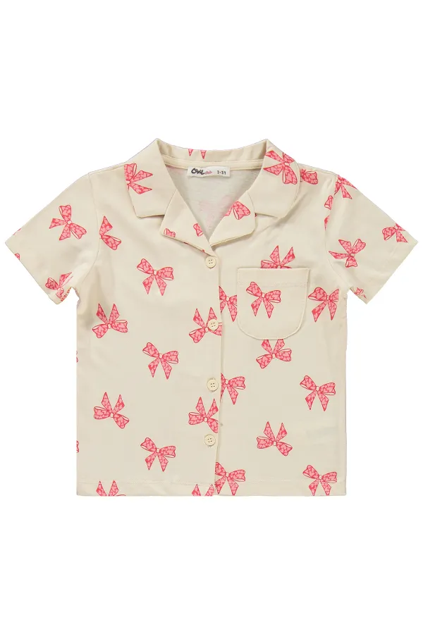 Ensemble pyjama fille, 2-5 ans, ivoire - Emballage