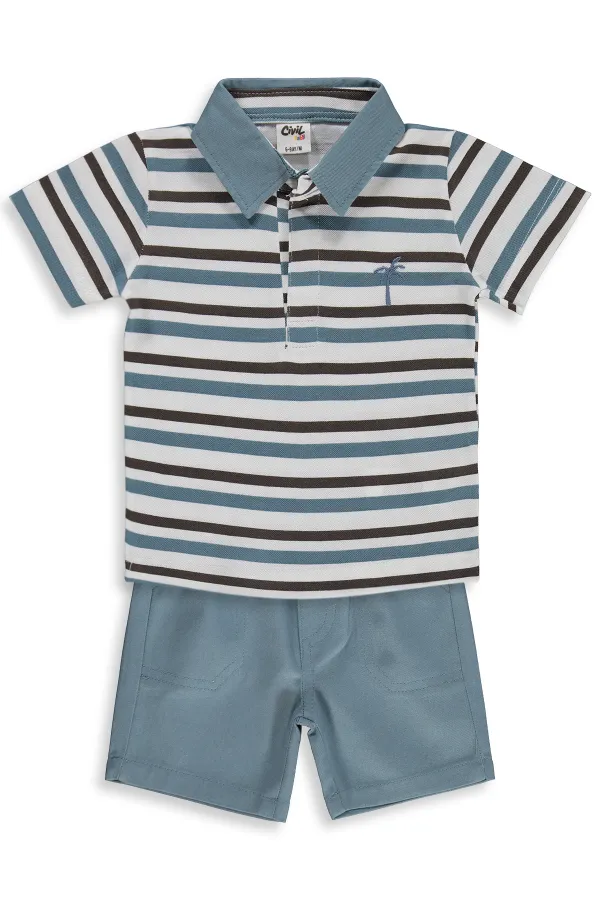 Coffret bébé 0-24 mois Indigo doux - Emballage Coffret bébé 0-24 mois Indigo doux - Emballage