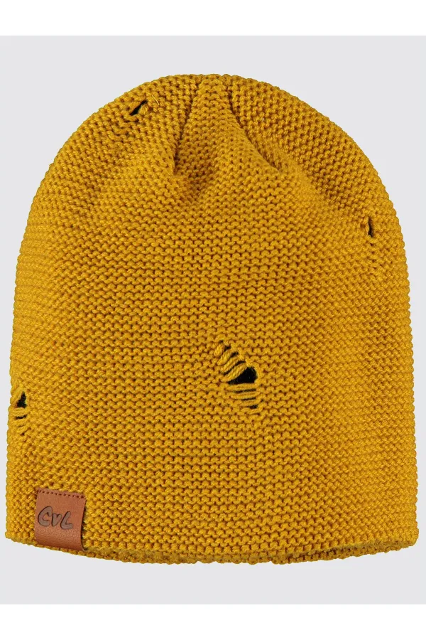 Erkek Çocuk Şapka Bere 10-13 Yaş Hardal - Paket