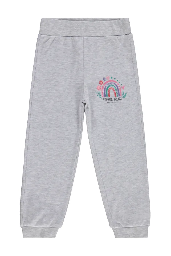 Girls' Sweatpants, Km 2-5 Years, Mixed Color - Pack