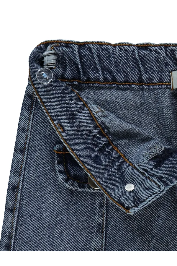 Kız Çocuk Etek 6-9 Yaş Mavi - Paket