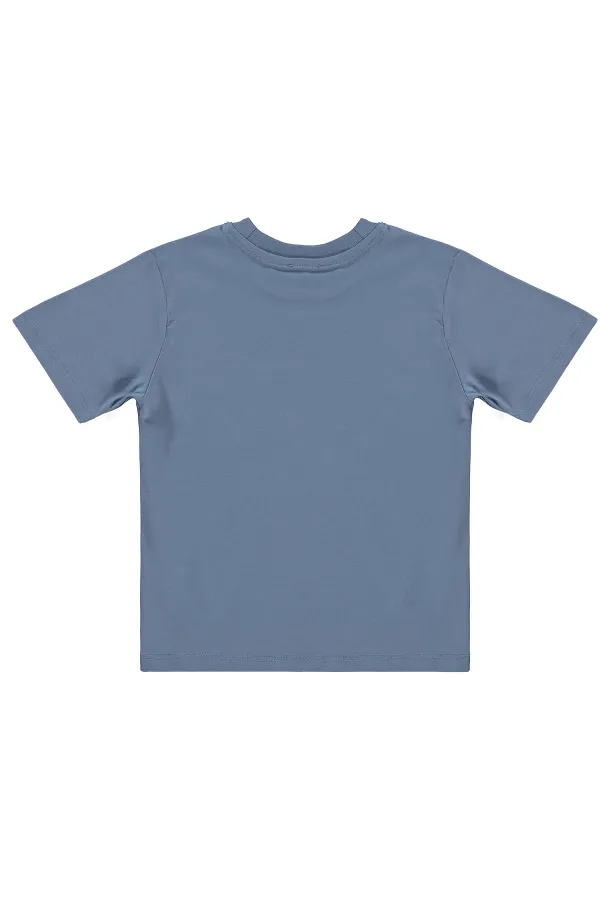 Erkek Çocuk Tişört Km 2-5 Yaş İndigo - Paket