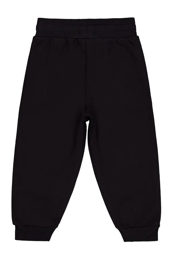 Erkek Çocuk Eşofman Altı 2-5 Yaş Siyah - Paket