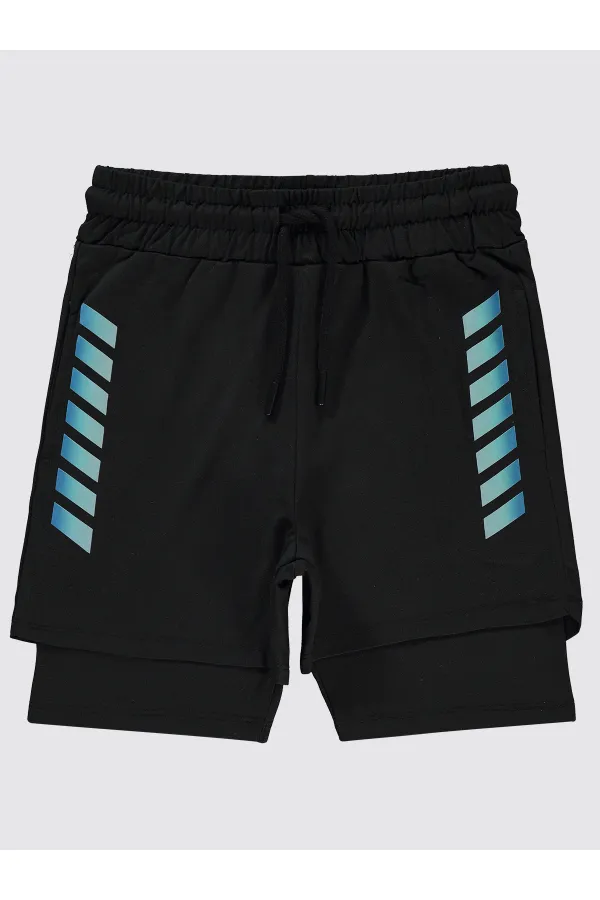 Boys Shorts 6-9 Years Black - Package