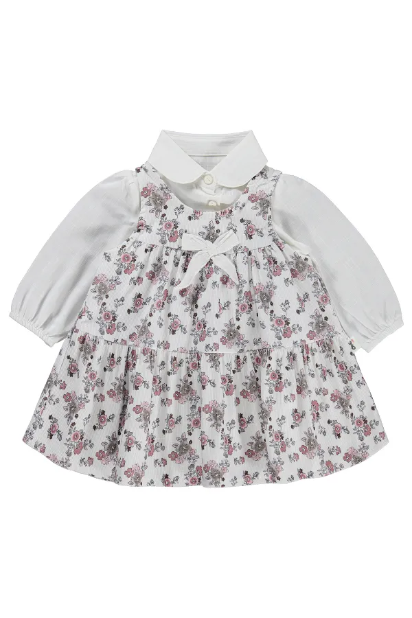 Combinaison et robe bébé 0-24 mois écru - Ensemble