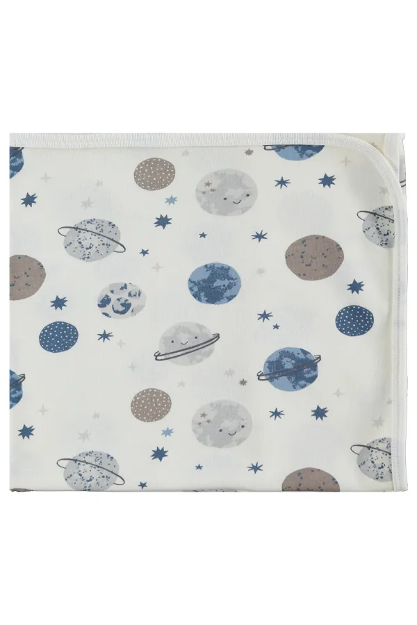 Ensemble couverture et lange pour bébé 0-24 mois, écru - Emballage Ensemble couverture et lange pour bébé 0-24 mois, écru - Emballage