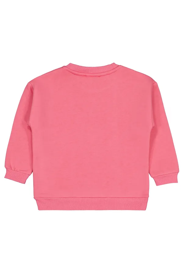 Sweat-shirt rose pour fille de 2 à 5 ans - Emballage