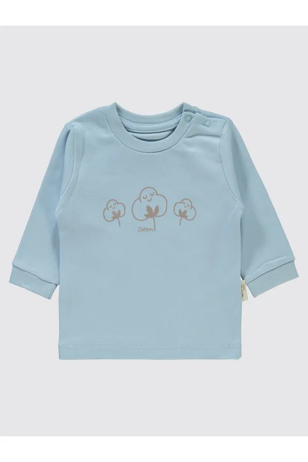 Bebek Pijama Takımı 0-24 Ay Mavi - Paket