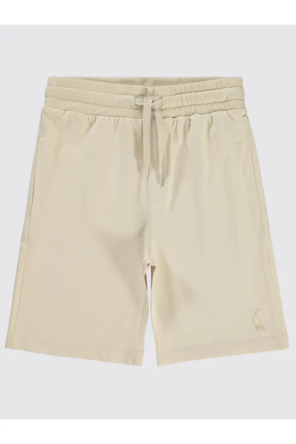 Erkek Çocuk Kapri 6-9 Yaş Taş Rengi - Paket