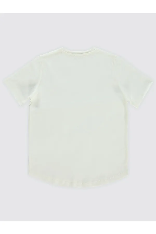 T-shirt garçon 10-13 ans écru - Emballage