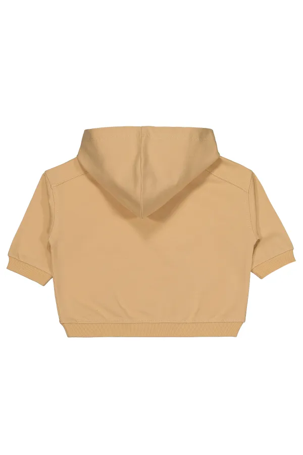 Bebek Sweatshirt 0-24 Ay Sütlükahve - Paket