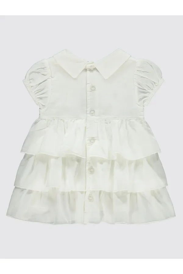 Bebek Jile ve Elbise 0-24 Ay Ekru - Paket