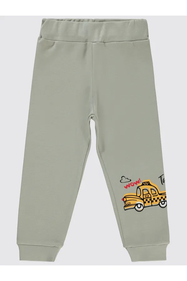 Bas de survêtement garçon 2-5 ans Gris doux - Lot