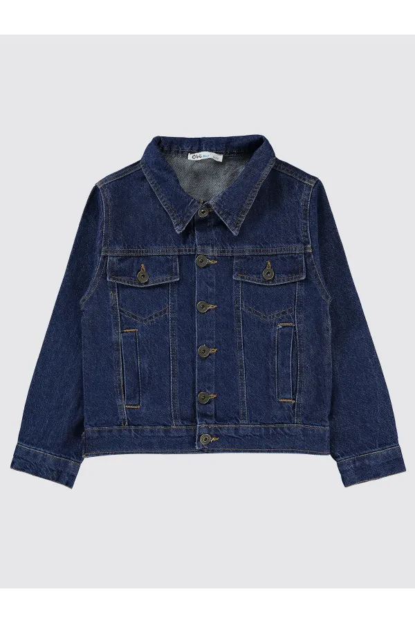 Veste garçon 10-13 ans bleu foncé - Emballage