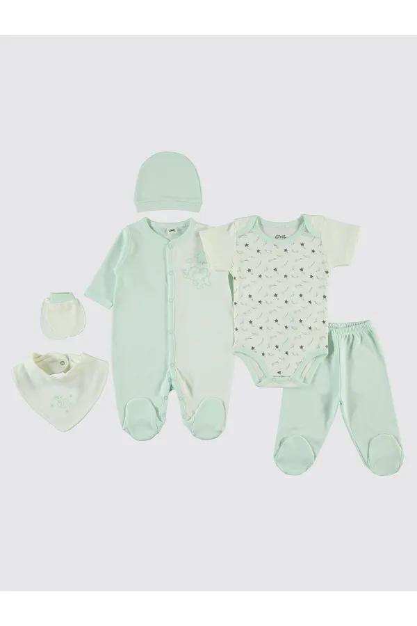 Bebek Zıbın Takımları 0-24 Ay Mint - Paket