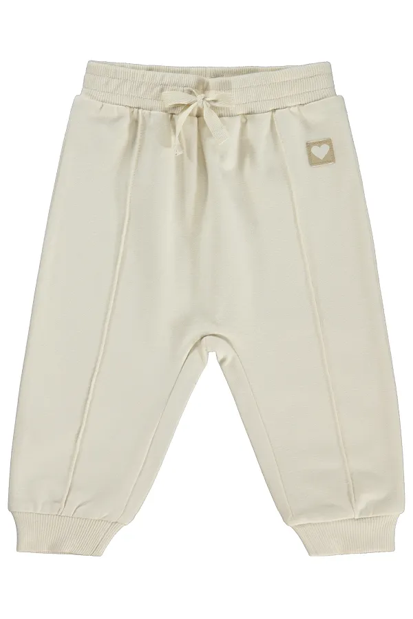 Baby Sweatpants 0-24 Months Light Beige - Pack