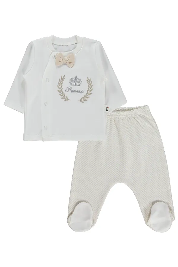 Ensemble de bodies bébé 0-24 mois marron clair - Lot