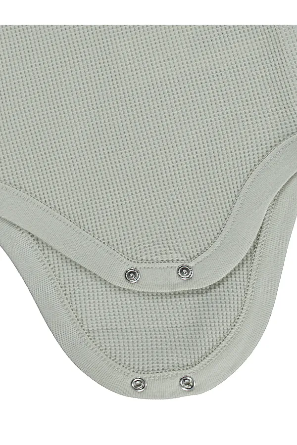 Bebek Çıtçıtlı Badi 0-24 Ay Soft Vizon - Paket