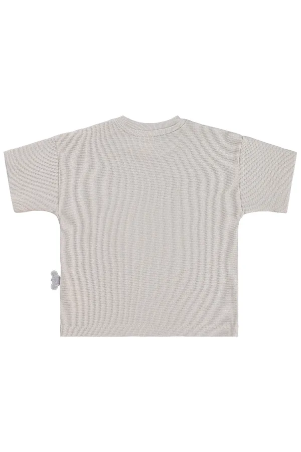 T-shirt bébé 0-24 mois couleur pierre - Emballage