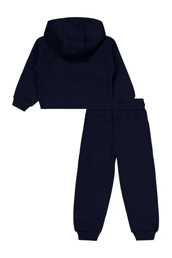 Girls Tracksuit Set 2-5 Years Old Dark Navy Blue - Package