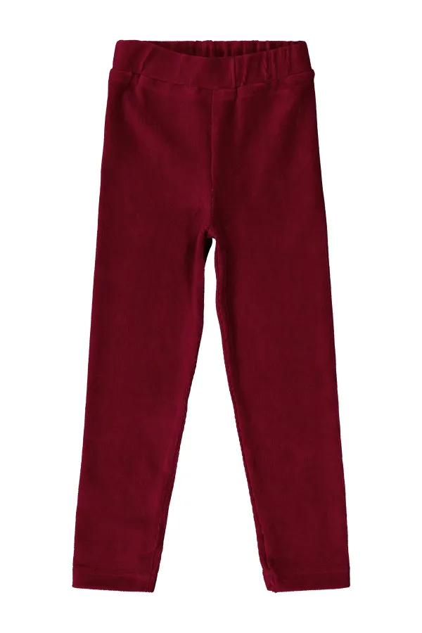 Leggings bordeaux pour filles de 6 à 9 ans - Emballage